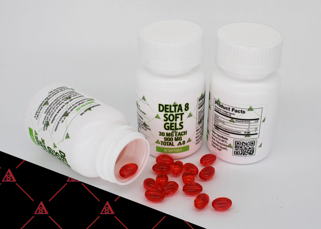 DELTA 8 THC SOFTGELS NOW IN STOCK!!!