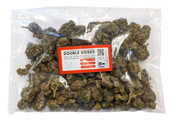 1/2 LB DOUBLE DOSED DELTA 8 BUD - 4 STRAINS AVAILABLE.